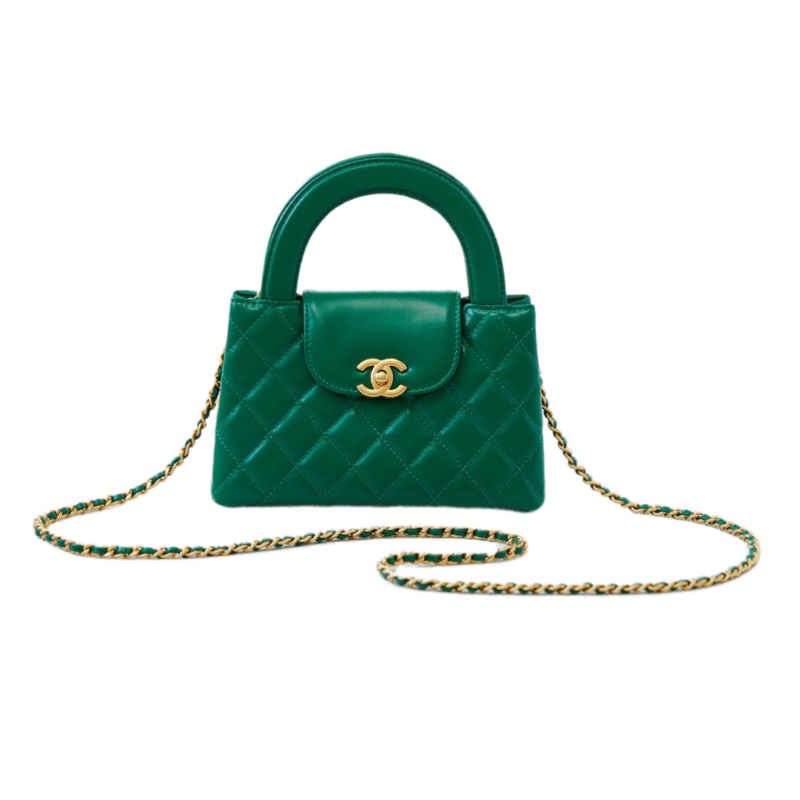 CHANEL Mini Shopping Bag kelly Green - AS4416