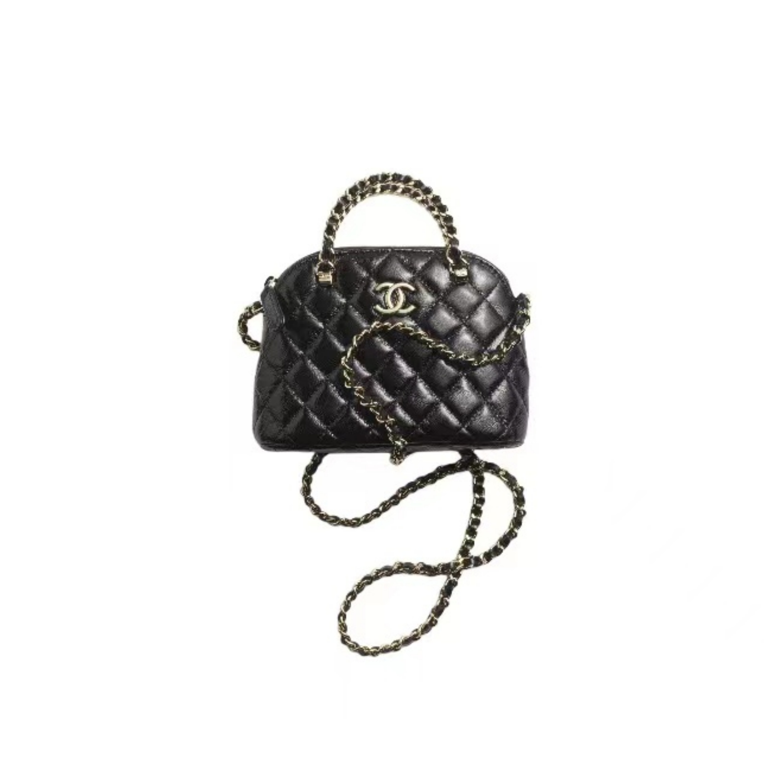 CHANEL Small Tote Black-AS5130