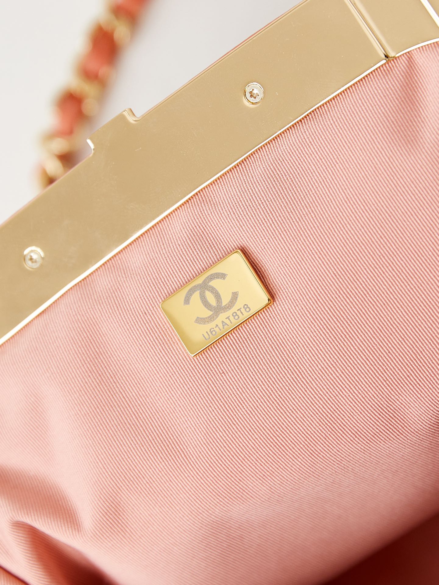 CHANEL Clutch Bag Orange-AS4717