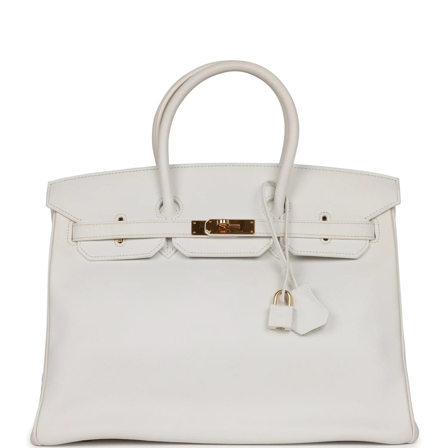 Birkin 35 White Epsom Gold Hardware