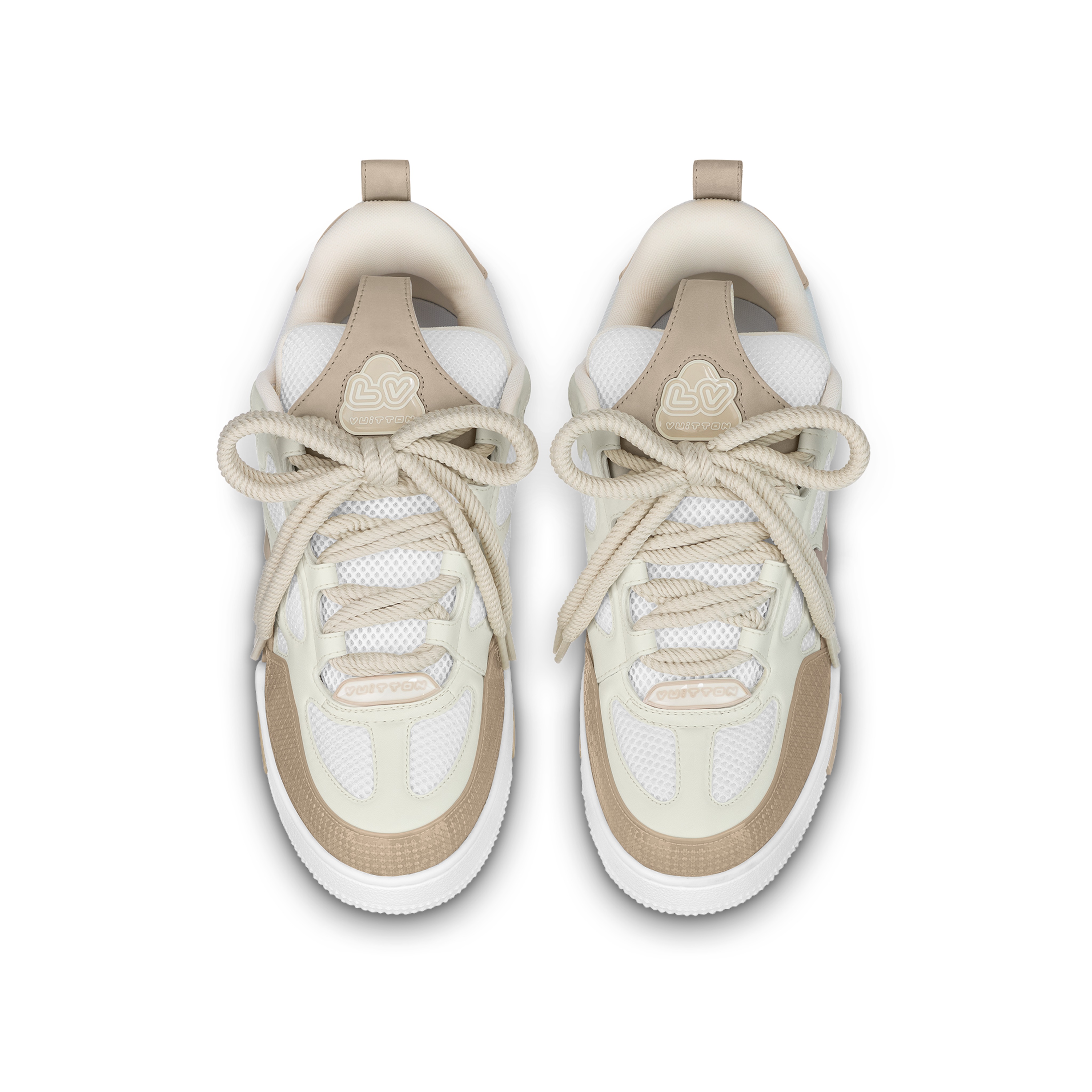 Louis Vuitton LV Skate Sneaker Since 54 Monogram Flowers Beige 1AARQG