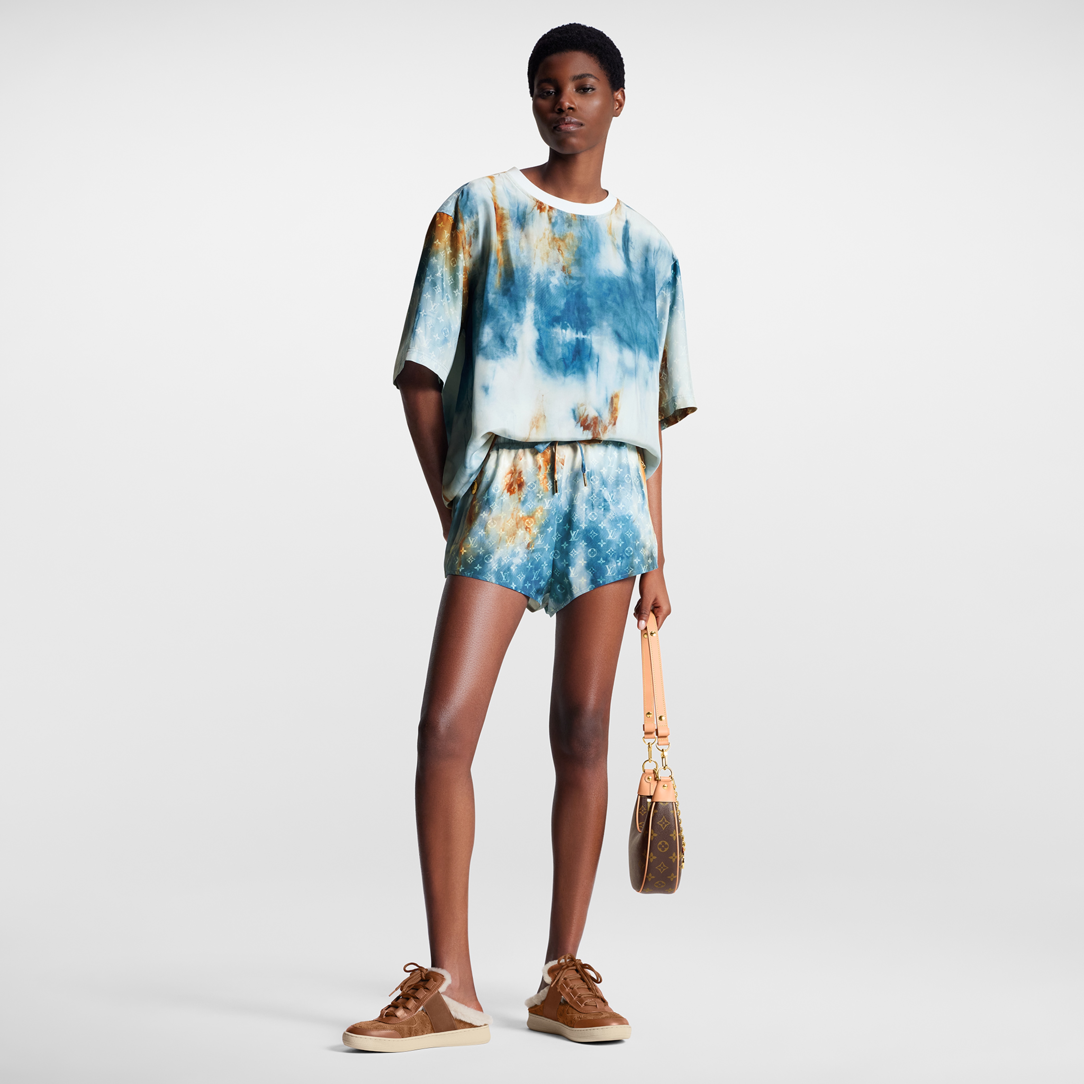 Louis Vuitton Lous Open Back Sneaker Cognac Brown 1ACADB