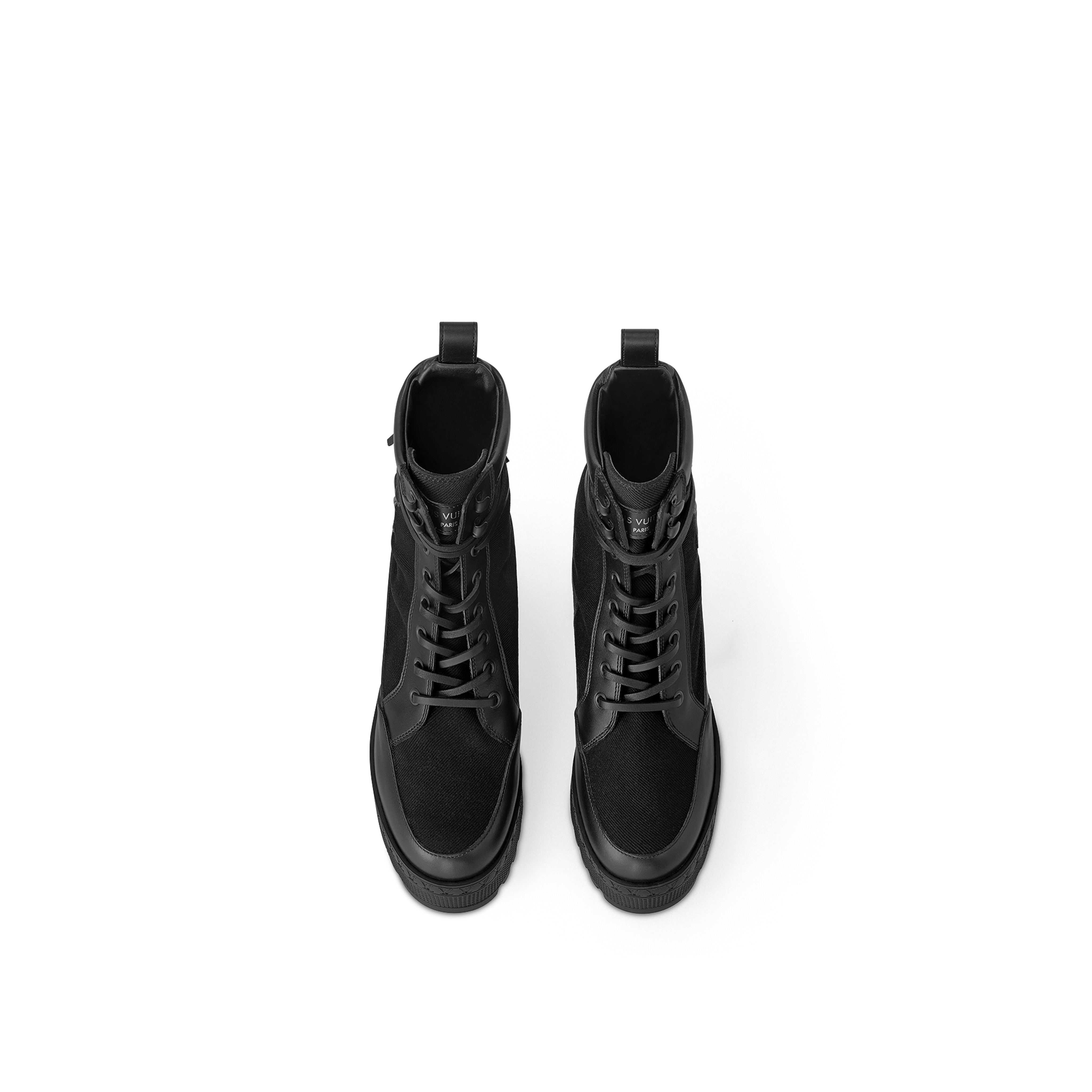 Louis Vuitton Laureate Platform Desert Boot Black 1AC7RU