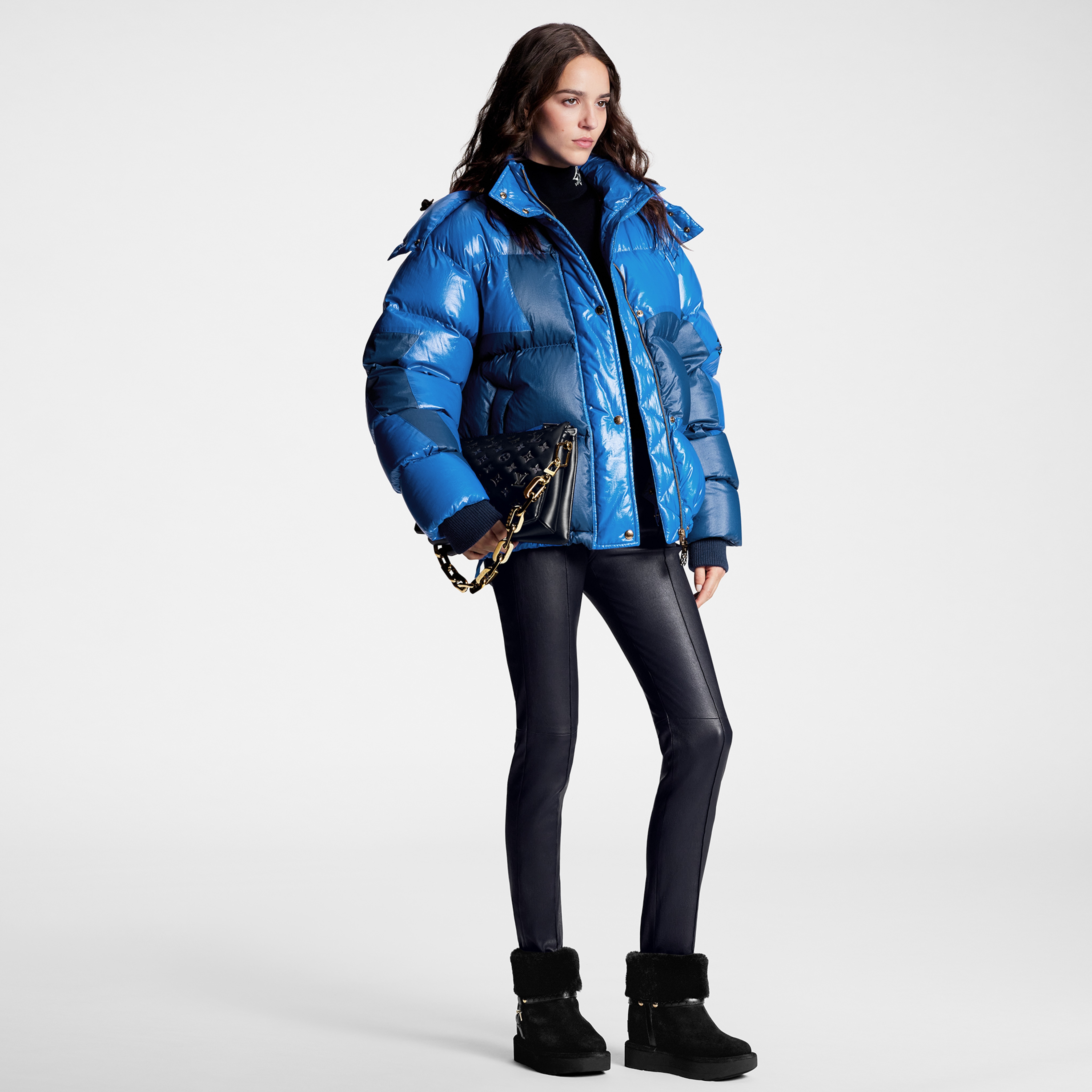 Louis Vuitton LV SKI Aspen Platform Ankle Boot Black 1AC78P