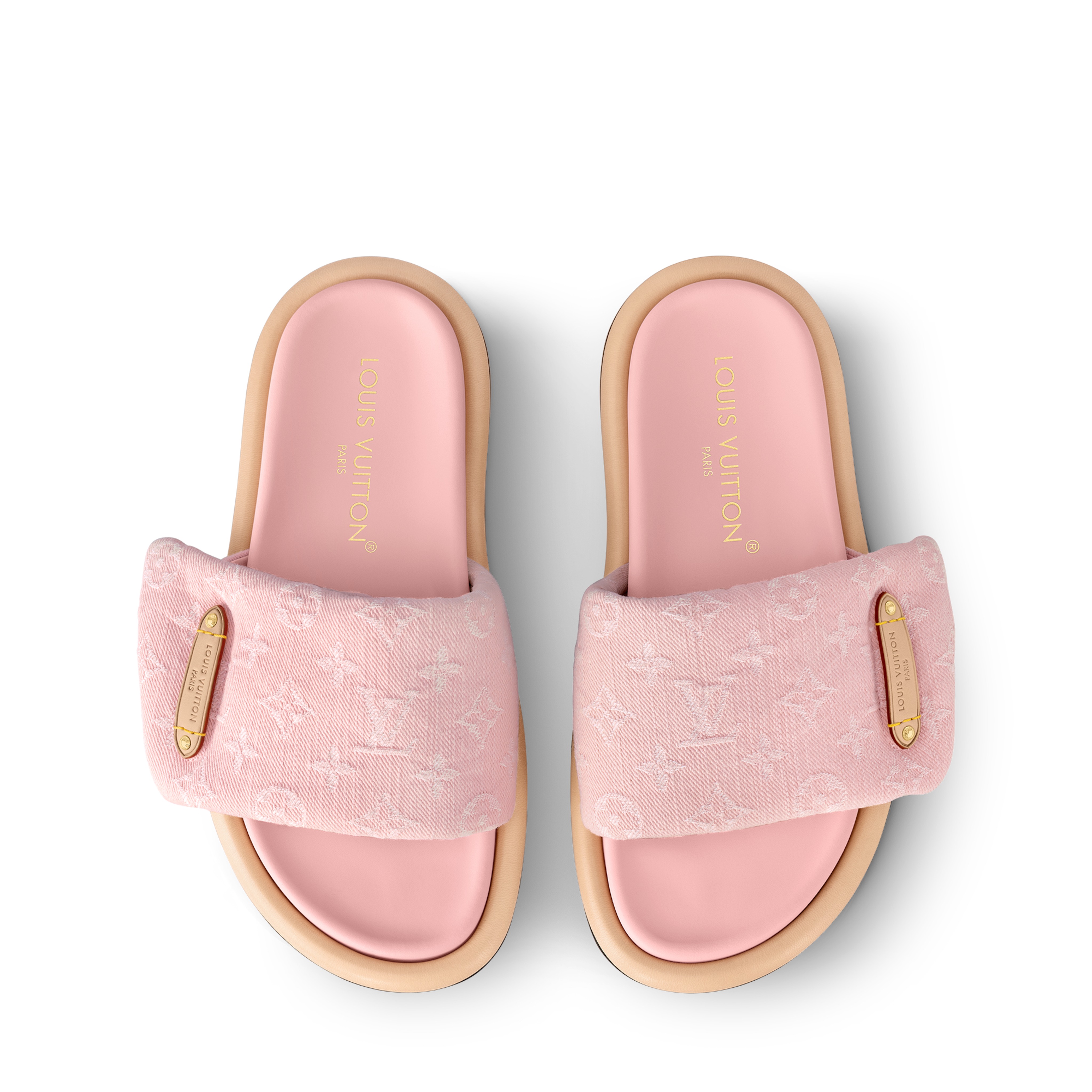 Louis Vuitton 1AGUZD Pool Pillow Flat Comfort Mule Pink