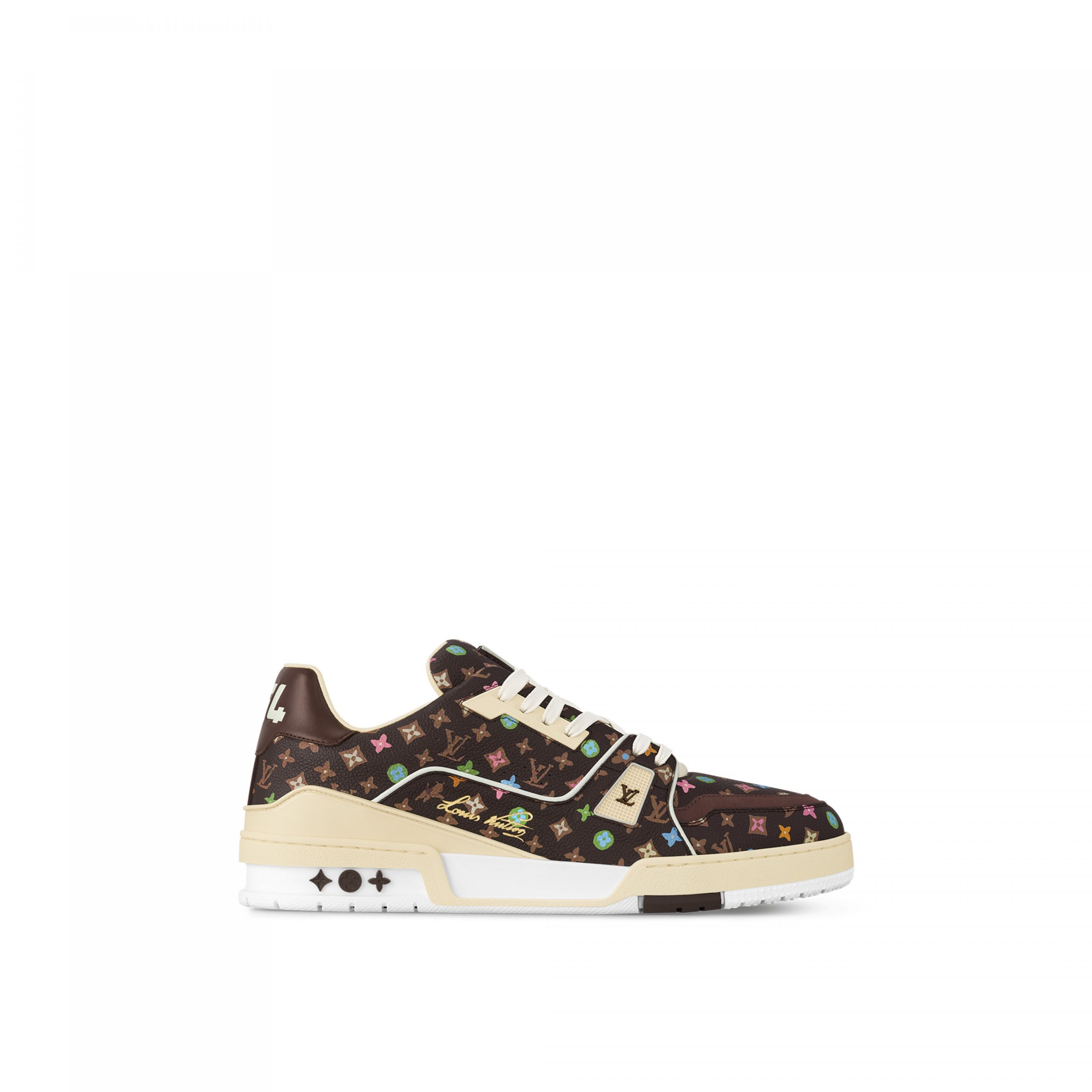 Louis Vuitton X Tyler 1ACXBQ LV Trainer Sneaker Moka Brown