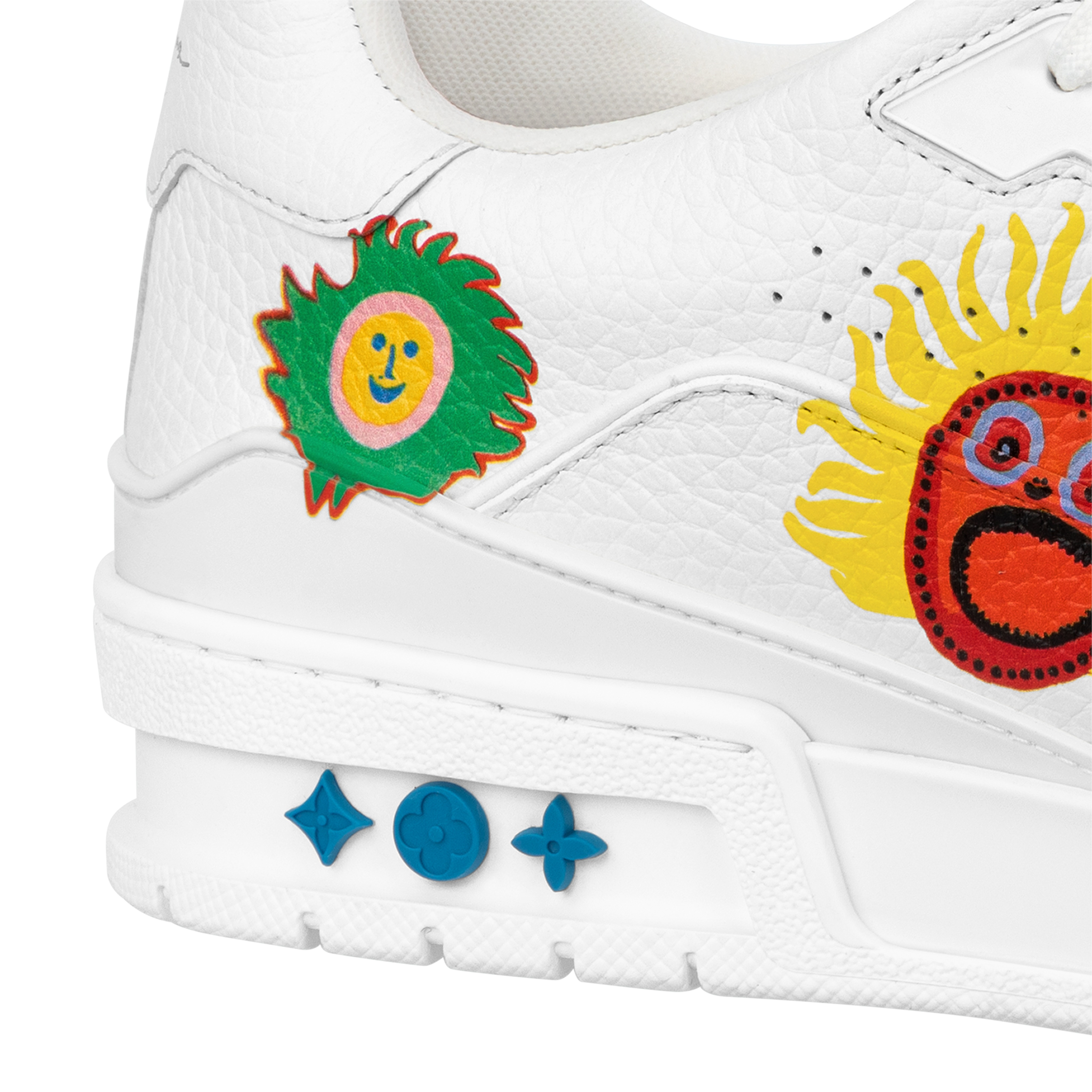 Louis Vuitton Trainer Sneaker LV x YK LV White 1ABD39