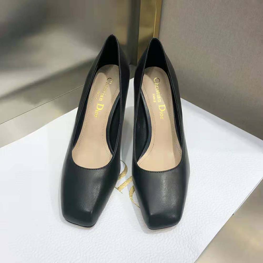 Dior Women Rhodes Pump Black Calfskin