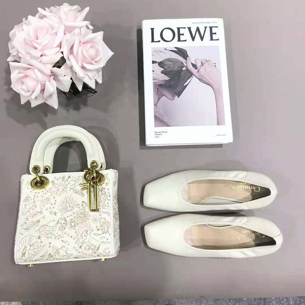 Dior Women Deesse Pump White Lambskin