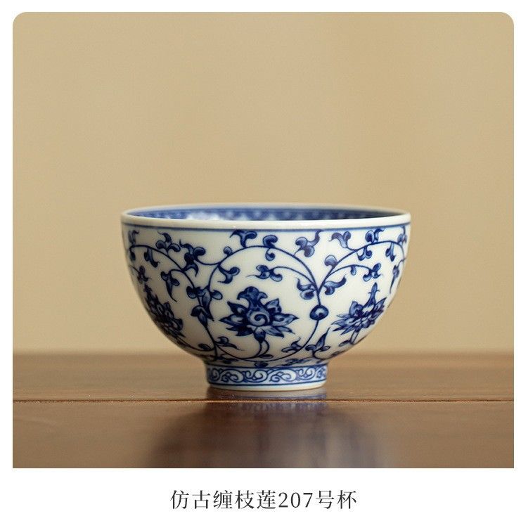Chan Zhi Lian Handcrafted Porcelain Tea Cup for Personal Use