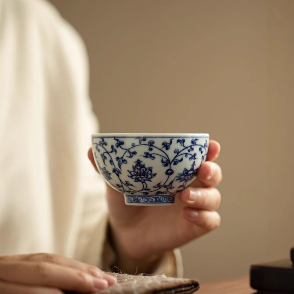 Chan Zhi Lian Handcrafted Porcelain Tea Cup for Personal Use