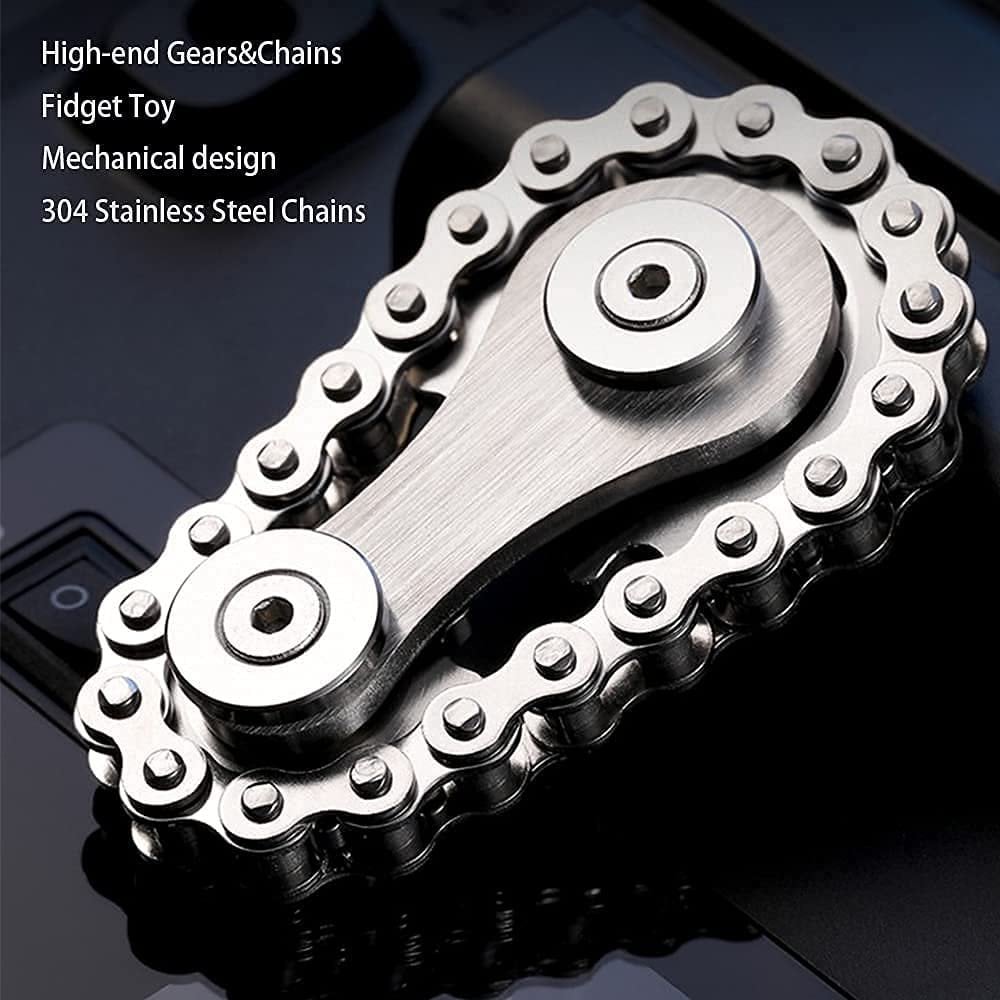 💥LAST DAY 49%OFF - Sprockets Bicycle Chain Fidget Spinner Toys