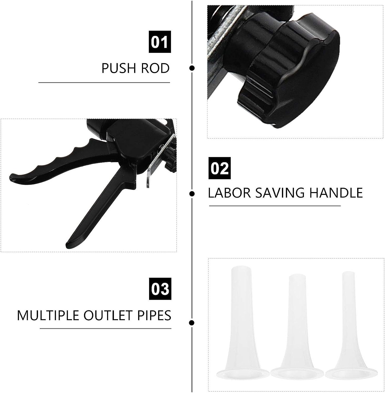 Manual Sausage Maker - Kitchen Meat Stuffing Tool