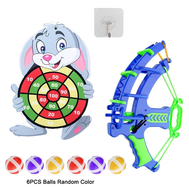 Child Educational Games Dart Board Baby Toy Stickey Ball Dart Indoor Sports Child Montessori Games for Children 3 to 7 Years