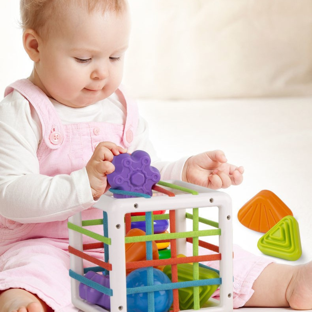 Rainbow Shape Sorter Cube