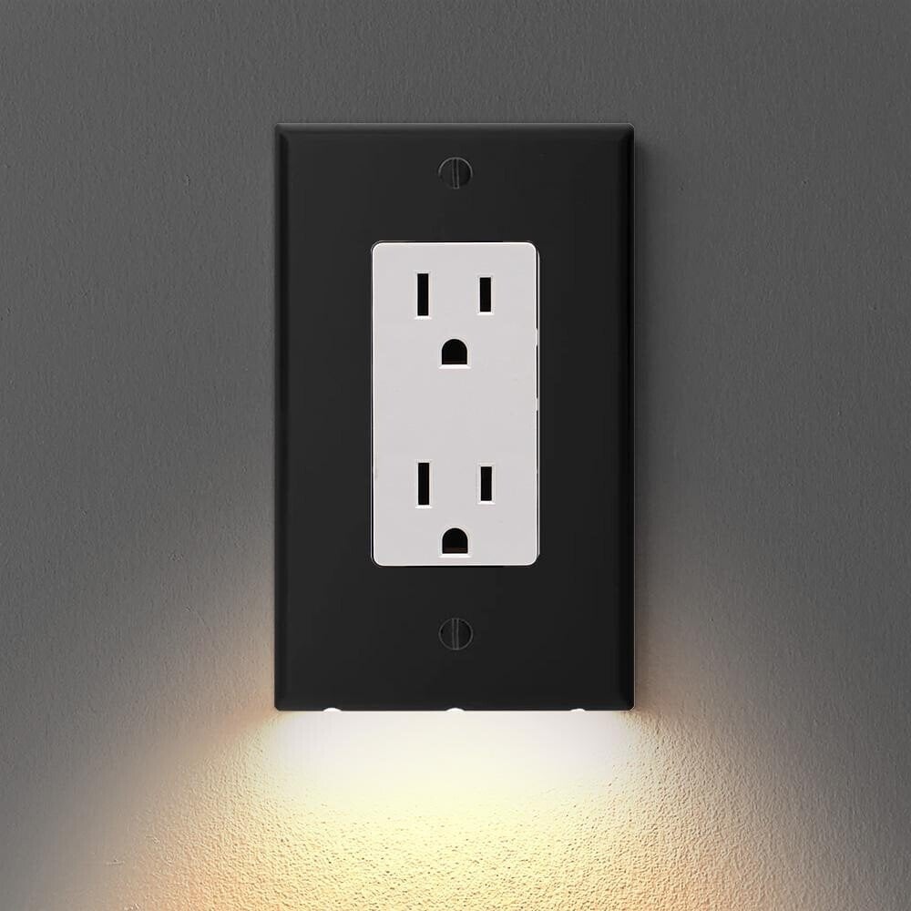 🔥 BIG SALE - 48% OFF🔥Outlet Wall Plate With Night Lights-No Batteries or Wires