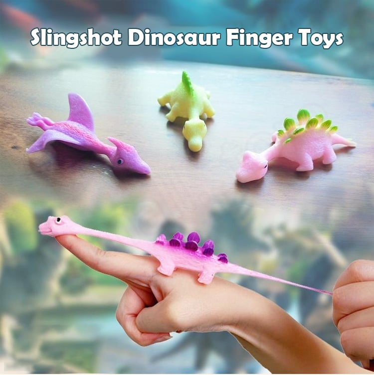 (🎅CHRISTMAS HOT SALE-49% OFF)🎁Slingshot Dinosaur Finger Toys, BUY 5 GET 3 FREE & FREE SHIPPING