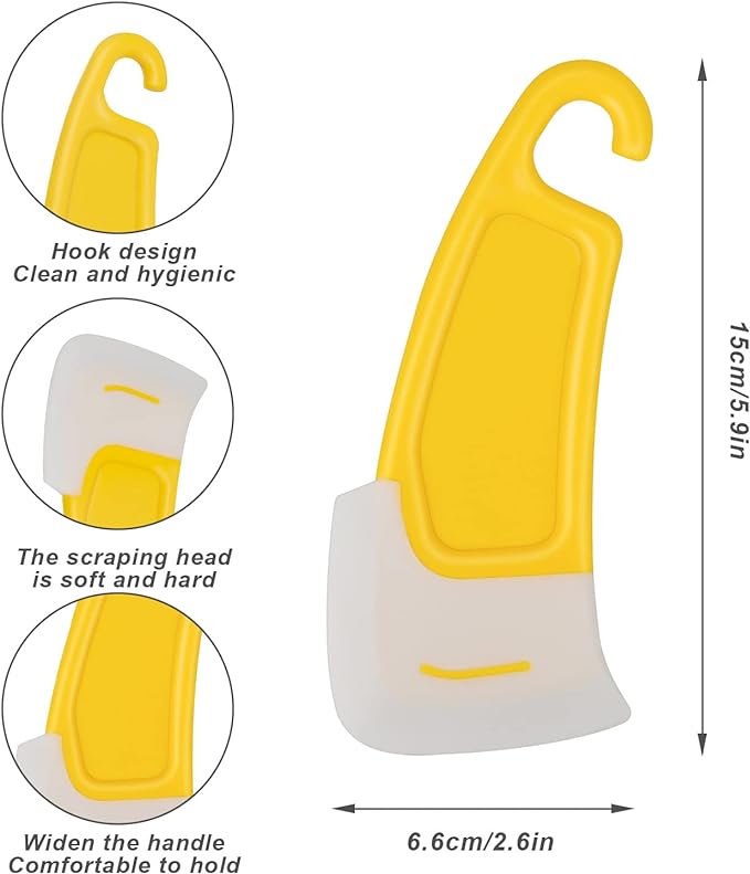 Non-Stick Silicone Kitchen Scraper
