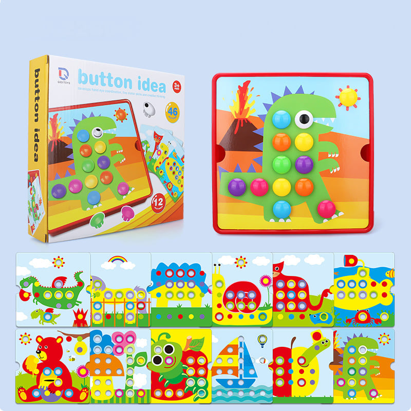 🔥Last Day Promotion 49% OFF - Button Art Toys for Toddlers