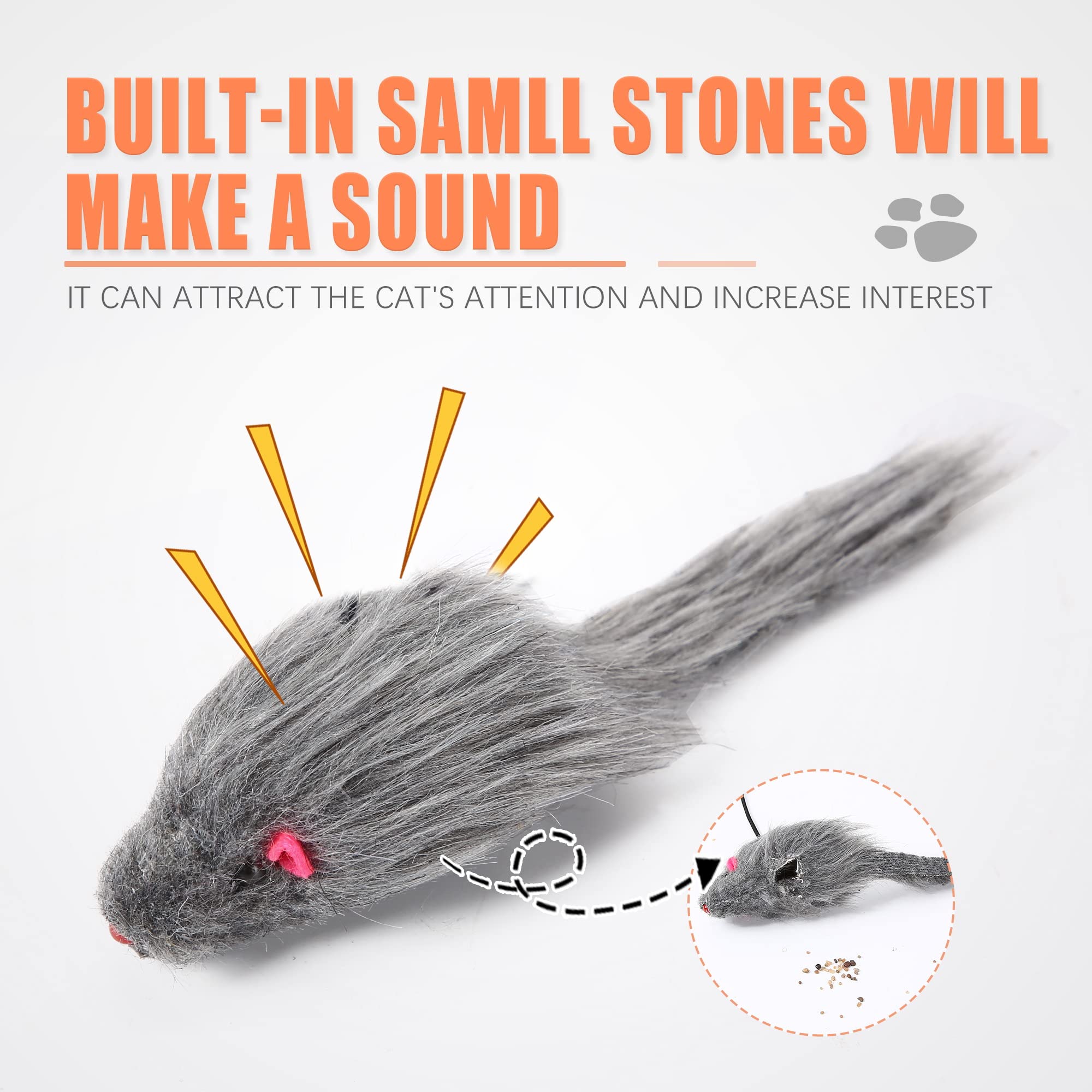 🎅Christmas Hot Sale🔥🔥)Hanging Door Bouncing Mouse Cat Toy(BUY 2 GET 1 FREE)