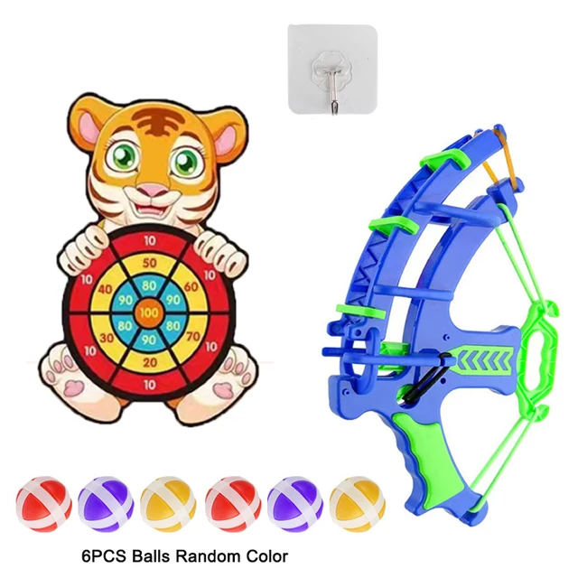 Child Educational Games Dart Board Baby Toy Stickey Ball Dart Indoor Sports Child Montessori Games for Children 3 to 7 Years