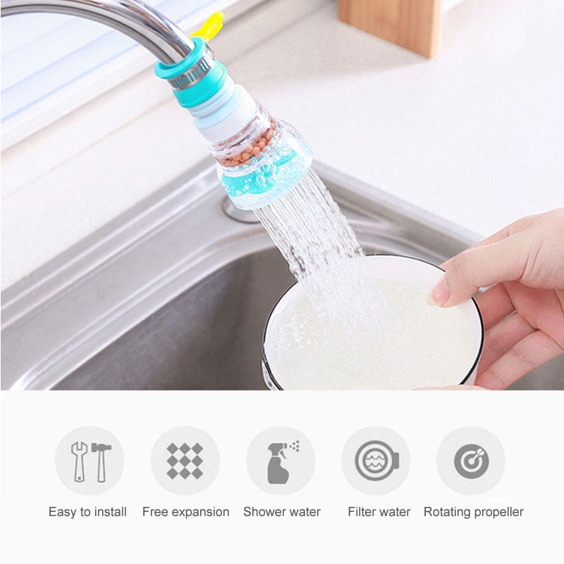 (🎁Hot Sale Now - SAVE 50% OFF)360 Adjustable Kitchen Faucet Tap(🔥BUY 3 GET 2 FREE)