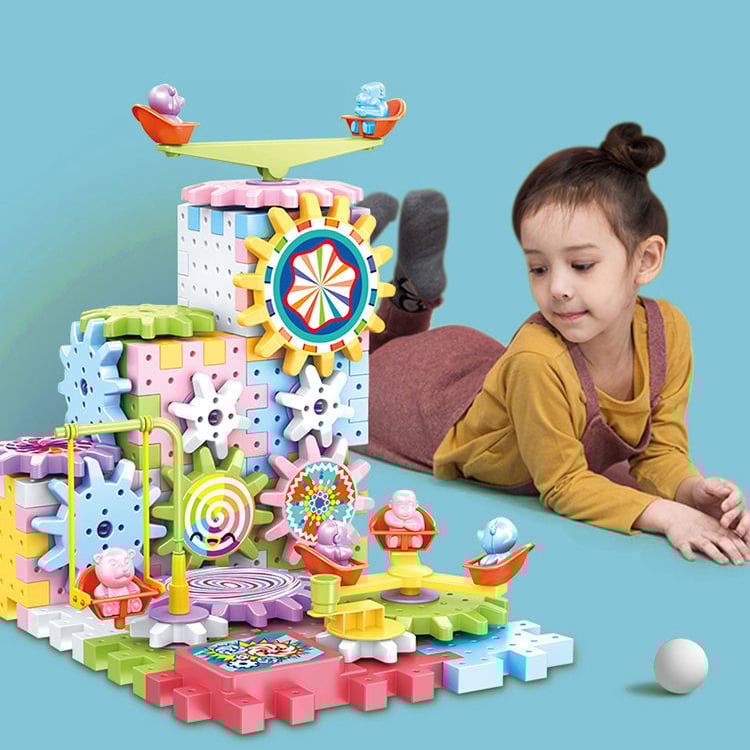⚙️Electric Gear Building Block Toys - 🎁Best gift for Christmas🎅🏻