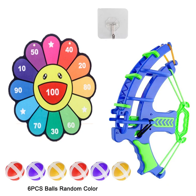 Child Educational Games Dart Board Baby Toy Stickey Ball Dart Indoor Sports Child Montessori Games for Children 3 to 7 Years