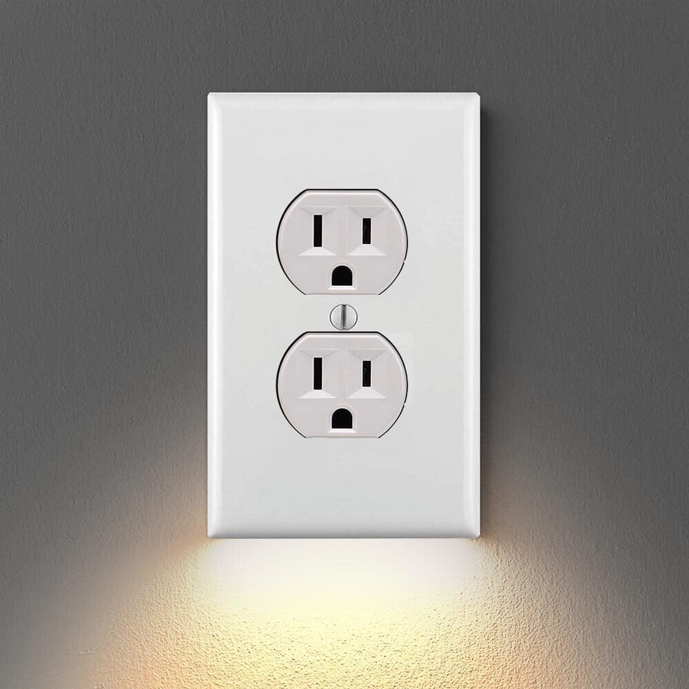 🔥 BIG SALE - 48% OFF🔥Outlet Wall Plate With Night Lights-No Batteries or Wires