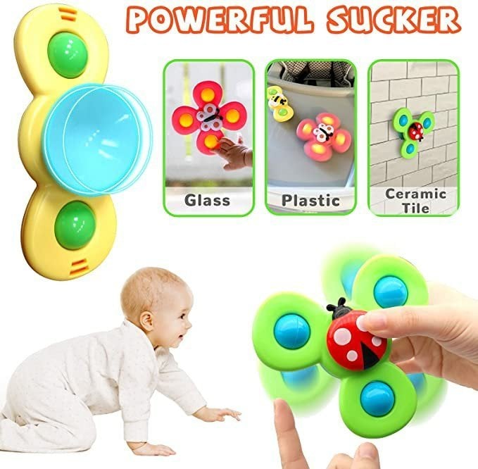 Last Day 50% OFF🔥Suction Cup Spinner Toys(6 Piece Set)