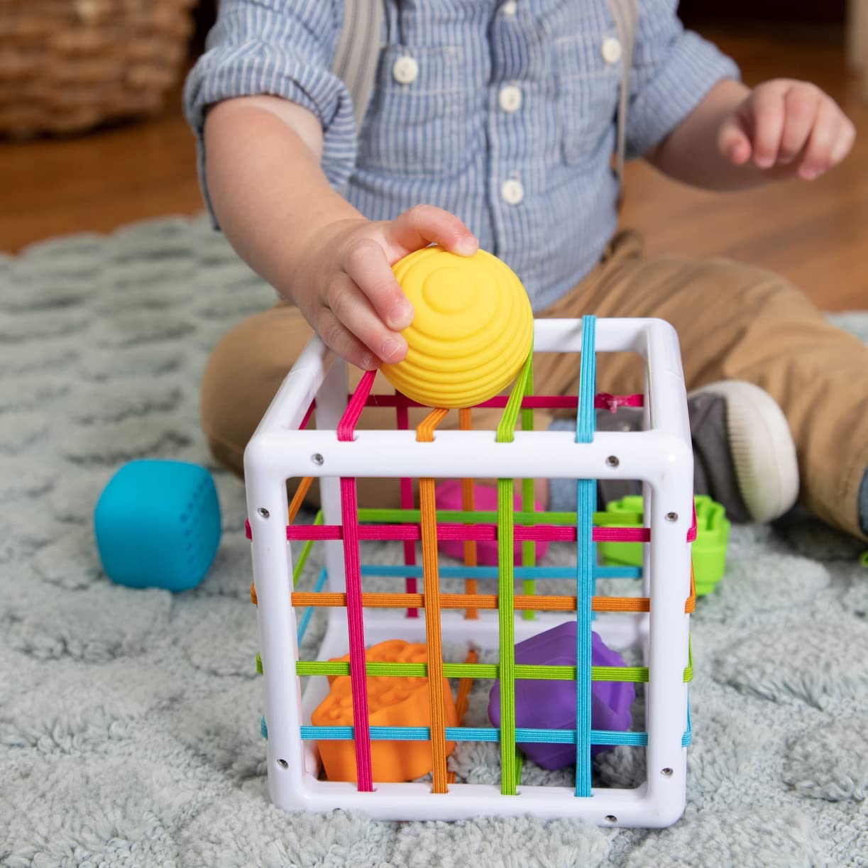 Rainbow Shape Sorter Cube