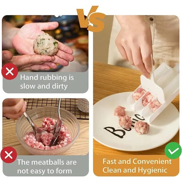 🔥Hot Sale 40%OFF🔥Kitchen Triple Meatball Mold-Buy 2 Get 1 Free