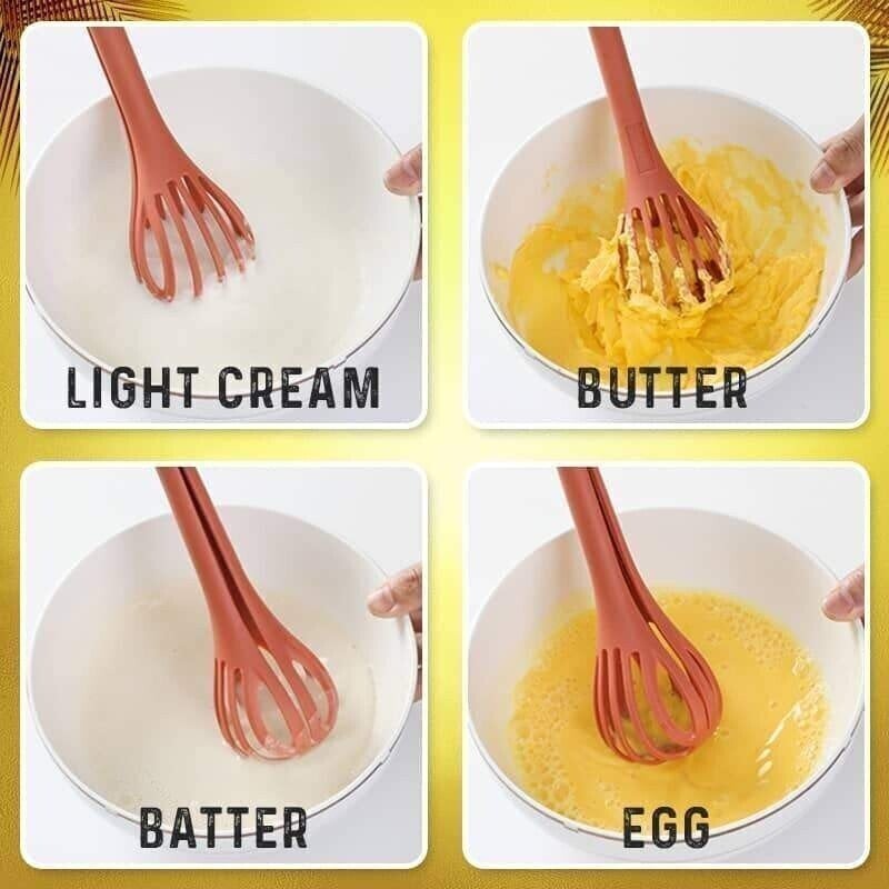17 (New Year Promotion- SAVE 48% OFF)Kitchen Tongs Egg Whisk🔥BUY MORE SAVE MORE🔥