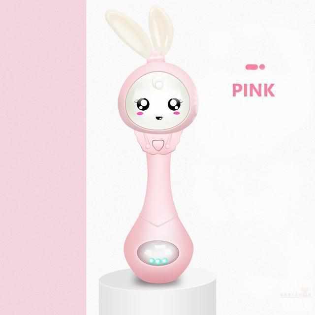 Baby Bunny Music Teether Rattle Toy