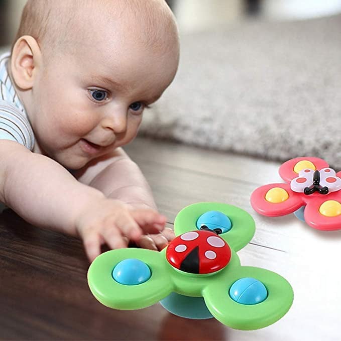(🔥Summer Hot Sale - 50% OFF NOW)Suction Cup Spinner Toys(3 Piece Set)-Buy 2 Free Shipping