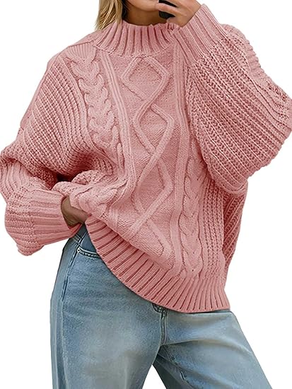 Women's oversized V-neck sleeveless solid color loose pullover sweater
