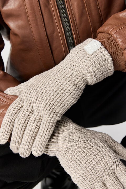 PLAIN - MERINO WOOL GLOVES