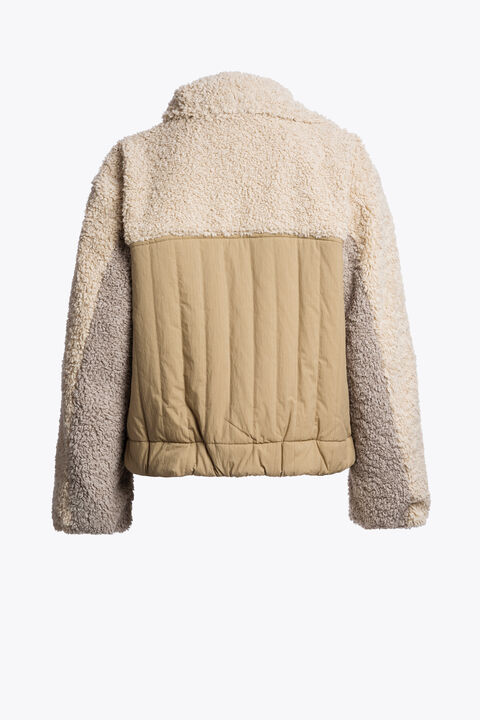 KAEDE - CURLY FLEECE BOMBER
