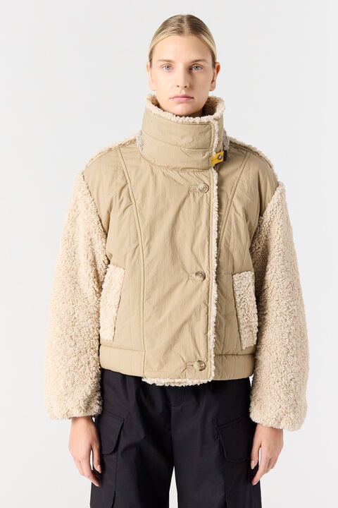 KAEDE - CURLY FLEECE BOMBER