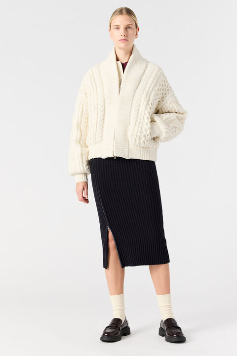 NEZUKO - FULL-ZIP CARDIGAN