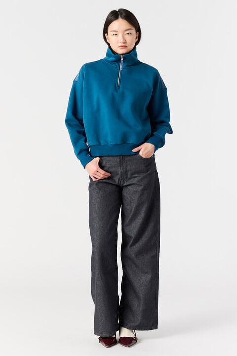 ZENDAYA - HALF-ZIP SWEAT