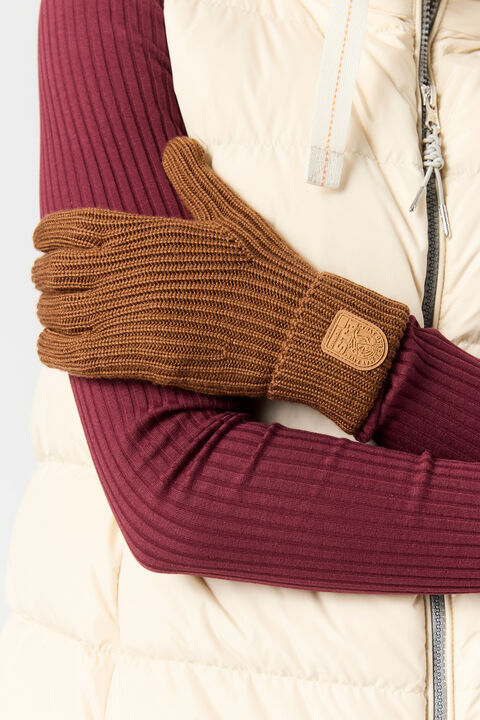 PLAIN - MERINO WOOL GLOVES