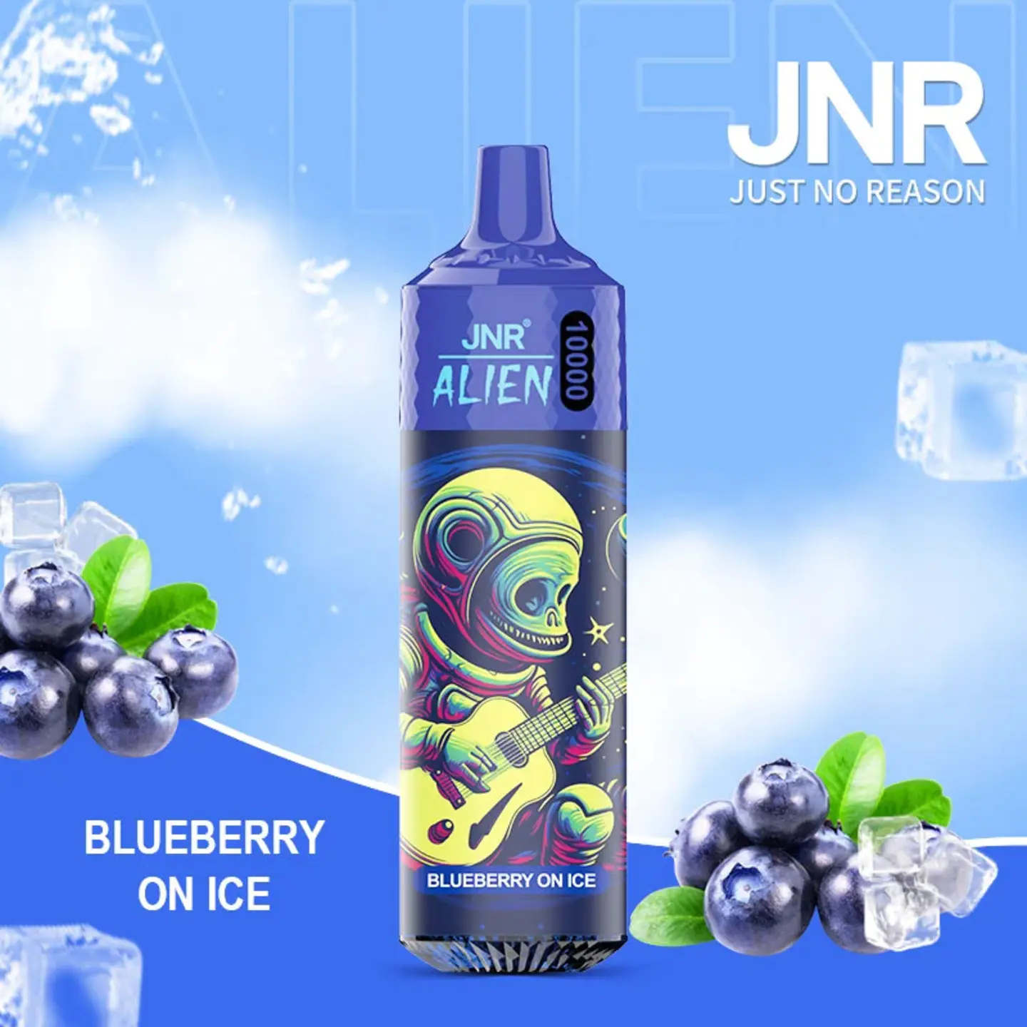 Blueberry On Ice — Alien 10K Puffs Disposable Vape