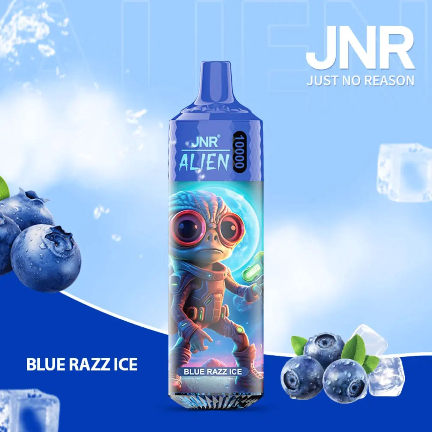 Blue Razz Ice — Alien 10K Puffs Disposable Vape