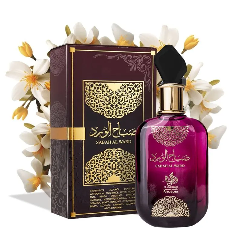 Al Wataniah Perfume Feminino Sabah Al Ward de Al Wataniah Eau de Parfum 100ml