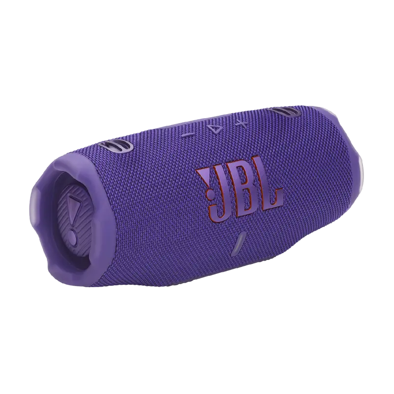 JBL Charge 6, caixa de som Bluetooth portátil à prova d'água e resistente a quedas.