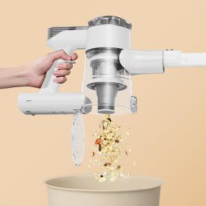 【Homeika 2025, modelo recém-atualizado】O aspirador sem fio Trucozie T350 apresenta um design leve 8 em 1, com autonomia de até 45 minutos e sucção potente de 33 kPa. Este aspirador sem fio recarregável é ideal para carpetes, pisos de cerâmica, pelos