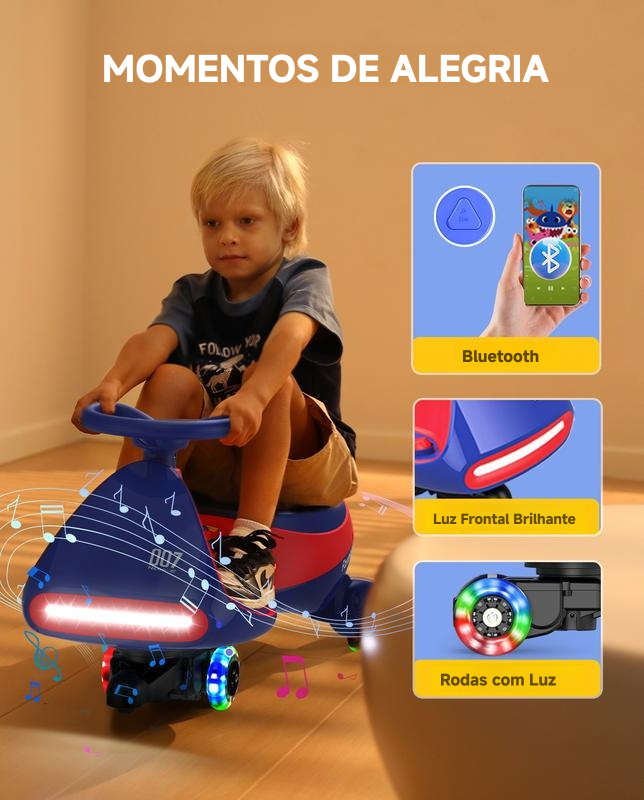 【Presente de Natal】Carrinho Elétrico FanttikRide N7 com Pedal, Brinquedo para Montar, Compras de Natal da TikTokShop