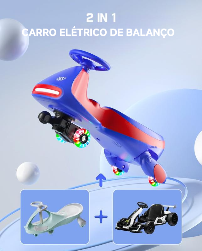 【Presente de Natal】Carrinho Elétrico FanttikRide N7 com Pedal, Brinquedo para Montar, Compras de Natal da TikTokShop