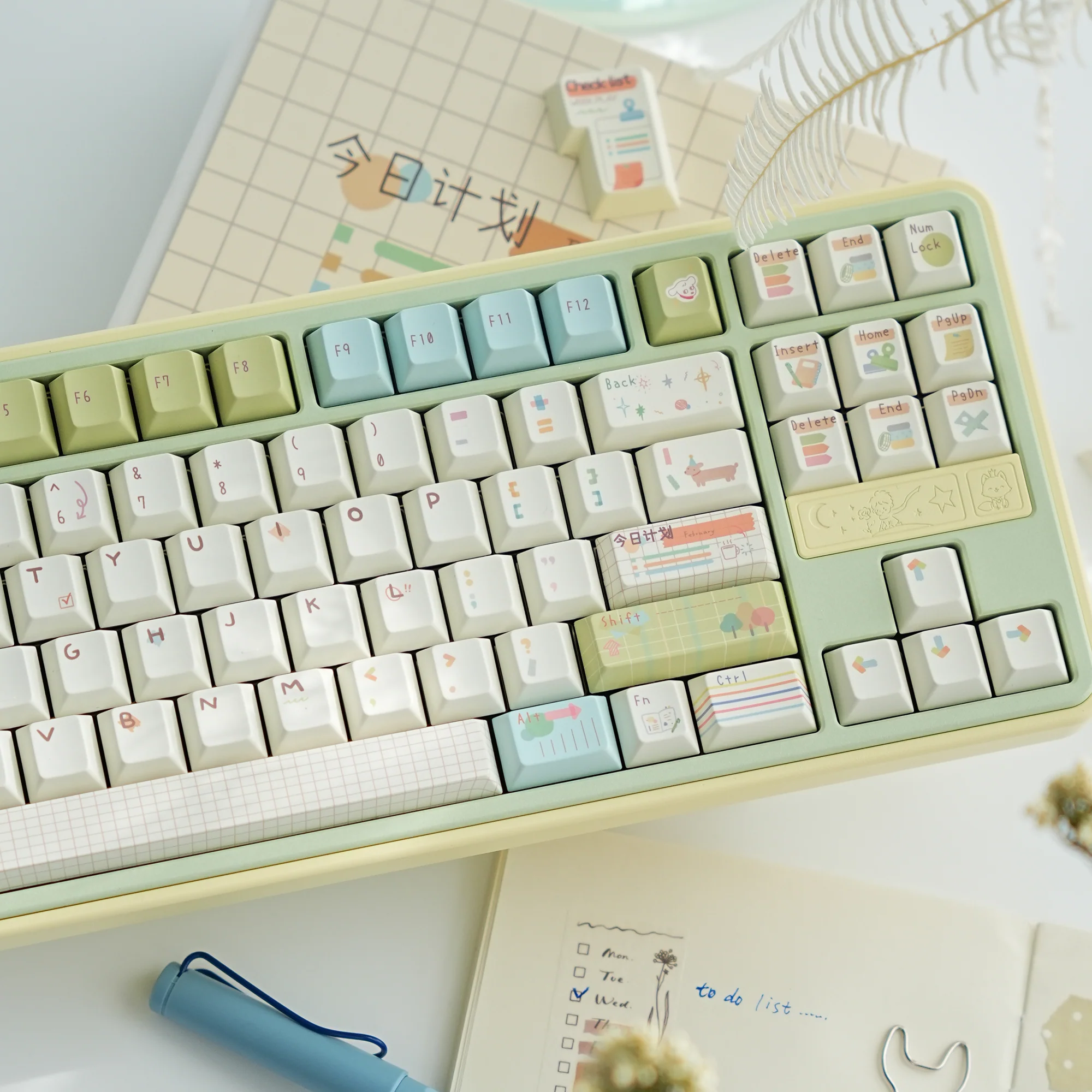 Today's Plan Cherry profile Keycaps